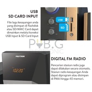 Speaker Kartu Sd Radio Usb Polytron Bluetooth - Pma9300