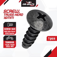 97707-50016 Yamaha Original RXZ Y125ZR Y16ZR Y16 Y15ZR Y15 135LC Lagenda FI Screw Cover Set 16mm