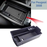 Armrest Secondary Storage Box For Peugeot 3008 3008GT 2017 2018 2019-2022 2023 Center Console Organi