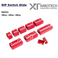 DIP Switch Slide Type 2Way /3Way / 4Way / 6Way / 8Way 50VDC 100MA Slide Switch Techmakers