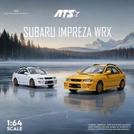 [訂購] 1∶64 車模 SUBARU IMPREZA  WRX - 開蓋版 珍珠白 合金汽車模型
