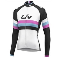 LIV Pro Team Long Sleeve Cycling Jersey Spring/autumn Cycling Clothing MTB Shirt/ Road Bike Sportswear Tops
