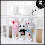Baby Infant Toys Infant Stroller Bed Cot Crib Hanging Doll Teether Dangle Music Pendant Rattles Toys