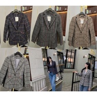 OUTER BLAZER TWEED FASHION PREMIUM TWEED BLAZER