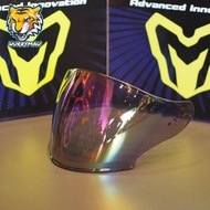 MHR OF878 HELMET SPAREPART (VISOR RAINBOW PURPLE)