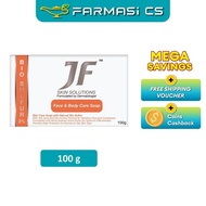 JF Bio Sulfur 2% Skin Solutions Anti-Acne Fac e & Body Care Soap 100g EXP:07/2028 [ barsoap bodycare