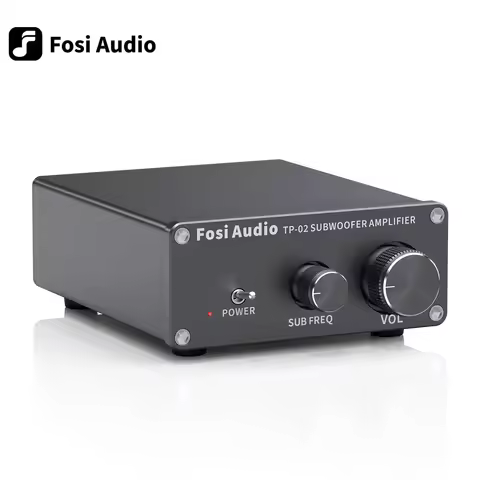 Fosi Audio TP-02 Subwoofer Amplifier HIFI Amplifier Chip TDA7498E Mini Sub Bass Amp Digital Class D 