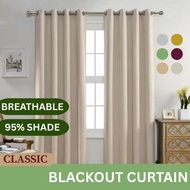 Blackout Ring Curtain - 5ft (60 x 55 inches) 7ft (84 x 55 inches) 7.5ft (90 x 55 inches)