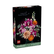 LEGO 10342 Botanicals Icons Pretty Pink Flower Bouquet Building Set (749 Pieces)
