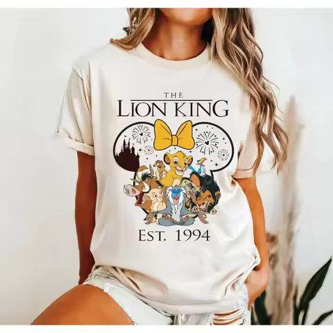 2025 Comfort Color Disney Lion King Est 1994 Shirt Simba Lion King Family Travel Shirt Animal Kingdo