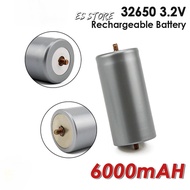Rechargeable Battery (1pcs) 32650 6000mAh 3.2V Lithium Iron Phosphate high drain with Screw solar el