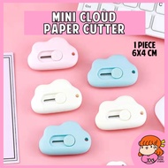 🇸🇬 Mini Cloud Pen Knife Cutter Parcel Art Cutter Office School Supplies Cute Art Knife