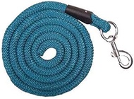 HKM Aachen 4010 Saddle and Bridle Knitted with Carabiner Hook, Petrol, 180 cm