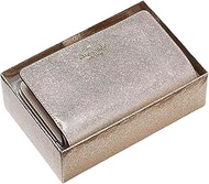 Kate Spade Glimmer Metallic Medium Compact Bifold Wallet Glittering Rose, Glittering Rose, Compact Wallet
