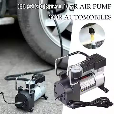 12v Air Compressor Electric Inflator Air Pump Portable Car Pump Car Single Cylinder Accessories Moto