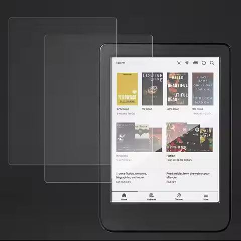 2 Pack 6/7/10.3 inch Screen Protector Anti Scratch Shockproof Tempered Glass Bubble Free for KOBO Cl