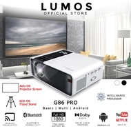 10 Years Warranty Lumos G86 Projector 6000 Lumens FULL HD 1080P Android Mini Projector WIFI LCD Portable Projector