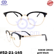 Frame Kacamata Pria Wanita Bulat 6383 D Ringan Grade Premium