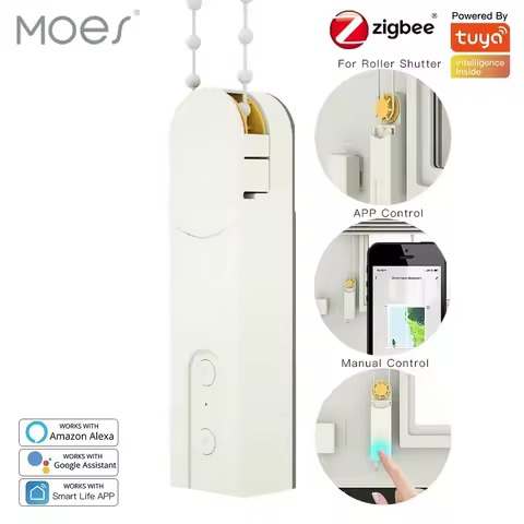 ZigBee Smart DIY Motorized Roller Blinds/Shades Drive Motor Hub Tuya Smart Life APP Alexa Google Hom