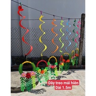 1.5m long awning hanging rope, preschool classroom decoration, classroom door decoration, stage, sch