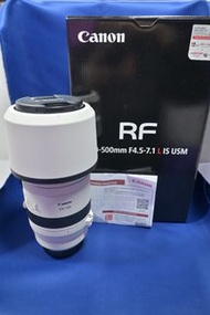 Sold out）『收機鏡』『Trade In優惠』可租用 新淨 行貨有盒 Canon RF 100-500mm F4-7.1 L 紅圈鏡 白鏡 RF機用 演唱會 打雀 運動 飛機拍攝 一流 R5 R