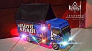 MINIATUR TRUK OLENG KAYU FULL LAMPU WAHYU ABADI / MINIATUR TRUK OLENG MURAH / Miniatur truk / truk oleng / truk