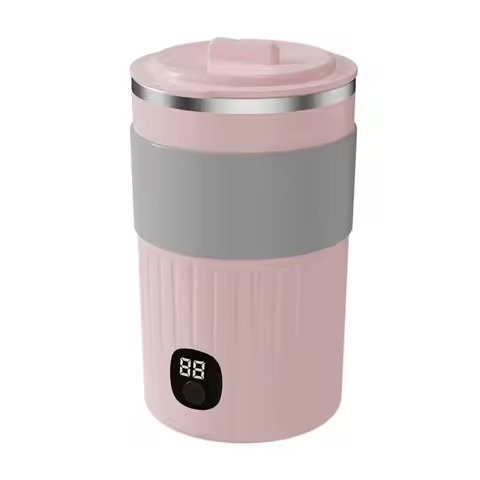 400mL Automatic Stirring Cup USB-Charging Rechargeable Coffee Mug Magnetic Stirring Heat-resistant E