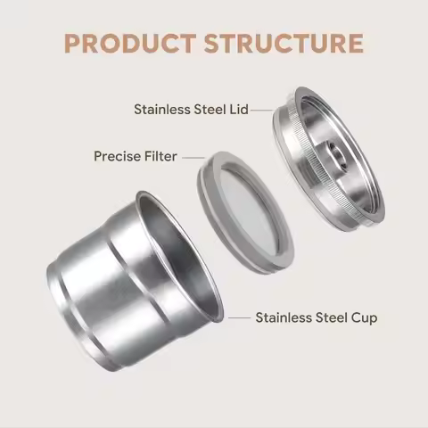 For Illy X7/Illy Y3/Illy Y5 Reusable Coffee Capsule Refillable Filters Stainless Steel Spoon Cleanin