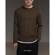 ECINOS Man - Cyrus Cable Knitted Top | MEN'S T-SHIRTS | Men's T-Shirts | MEN'S Sweater Knitwear Men