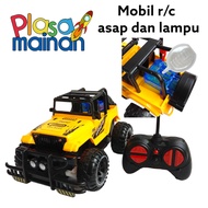 Mainan Mobil Remot Control Jeep King of Road 236-2 - Asap & Lampu