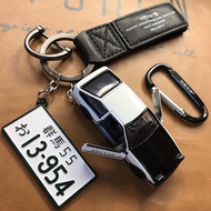 Car model keychain AE86 initial letter D mens creative car pendant