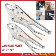 Playar Grip Locking Plier 5'' 7'' 10'' Grip Plier Lock Adjustable Tightening Jaw Clamping Wrench Pla