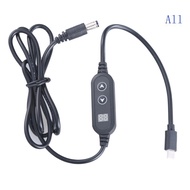 All Type C to 5 5x2 5mm Voltages Regulation Cable Adjust Voltages 5V-9V-12V-15V-20V