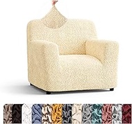 PAULATO BY GA.I.CO. Chair Cover - Armchair Cover - Armchair Slipcover - Soft Polyester Fabric Slipco