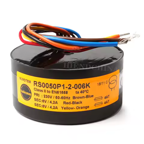 T-027 2* 6V 9V 12V 15V 18V 25V 50VA NEW Talema RS Nuvotem Sealing Toroidal Transformer 50W