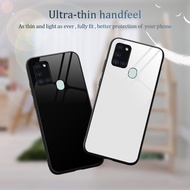 EllaStuff Samsung A21S Case TEMPERED GLASS CASE Casing Samsung A21S