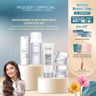 [FULL SET] Brightening & Anti Dark Spot Crystal Secret-Cleanser Toner Serum Day & Night Moist|Raya,F