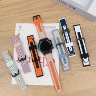 20/22mm Silicone Watch Band for Huawei GT5/GT4 (42/44/46mm) & Samsung Galaxy Watch 40mm - Sporty Tex