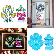 Crazy 2 Pcs  Gypsum Elk Christmas Hat Ornaments Pendant Silicone Mold