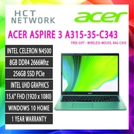 ACER ASPIRE 3 A315-35-C343 ACER LAPTOP BLUE (INTEL CELERON N4500,8GB,256GB SSD,15.6 FHD,WIN10)