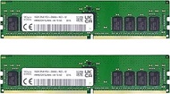 Timetec Hynix IC 32GB KIT (2x16GB) DDR4 2666MHz PC4-21300 Registered ECC 1.2V CL19 1Rx4 Single Rank 