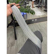 Combo of 10 9D feather hair pins with Kim Tuyen smoke 65cm. VIP Beautiful Hair type 1