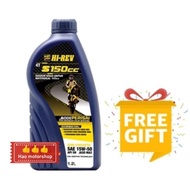 ❤️1.2 LITER 100% ORIGINAL 15W50 RS150 HIREV HI-REV 4T S150CC ENGINE OIL MINYAK HITAM❤️