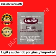 LALVIN DRIED WINE YEAST EC1118 1 SACHET