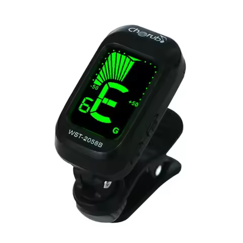 Musedo T-2058B Auto Clip-on Tuner Chromatic Guitar Bass Violin Ukulele C Ukelele D b bb Flat Tuning 
