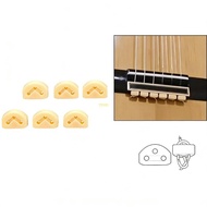 youn 6Pcs Classical Guitar String Retainer Guitar String Ties Bridge Beads Guitar Rollers String Tre