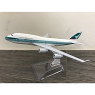 Cathay Pacific Airlines 1: 500 16cm Airplane Model A350 New Coating 747 Old