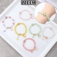 LZEEM Bohemian Bracelet, Lucky Multicolor Korean Daisy Bracelet,  Elastic Crystal Beaded Bracelet Bo