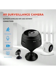 A9 Wifi 迷你攝影機高清 1080p 無線錄影機錄音機安全監視攝影機嬰兒和寵物智慧家居