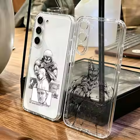 Attack on Titan Reiner Braun Phone Case For SamsungA10,12,20,21S,30,31,40,50,51,52,70,71 Transparent